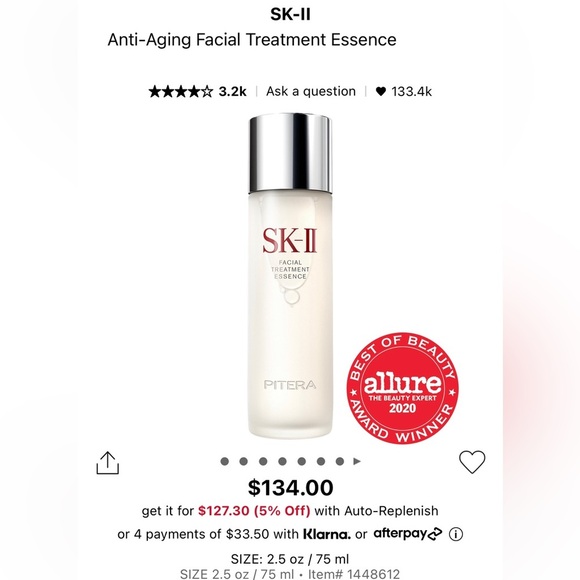 SK-II Anti-Aging Facial Treatment Essence Mini - Picture 2 of 2